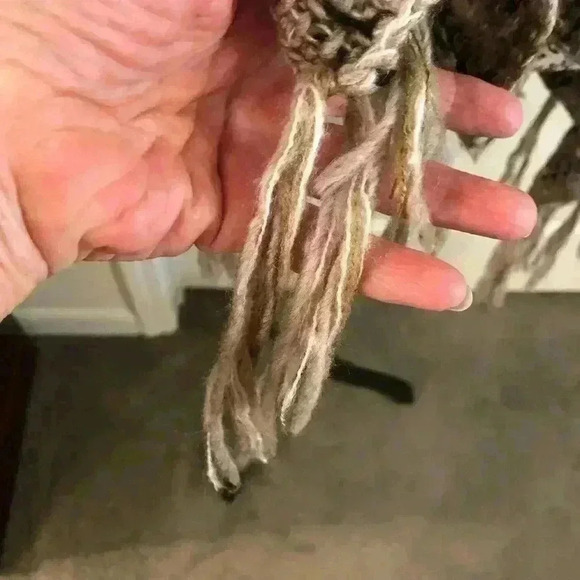 Skies Are Blue Women’s Medium Sweater Wool Blend Brown Black White - Picture 5 of 6